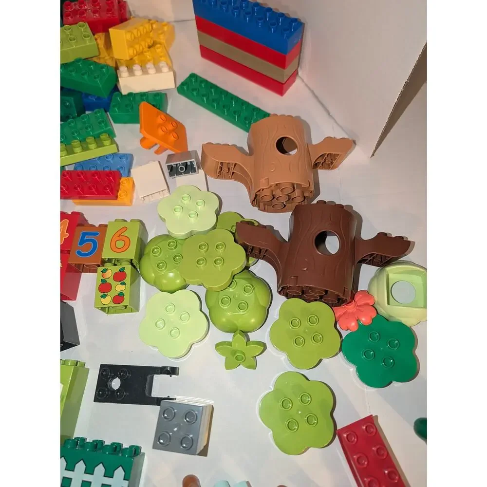 Mixed Lot 250 + Duplo Legos People Animals Trees Multiple Sets 8#